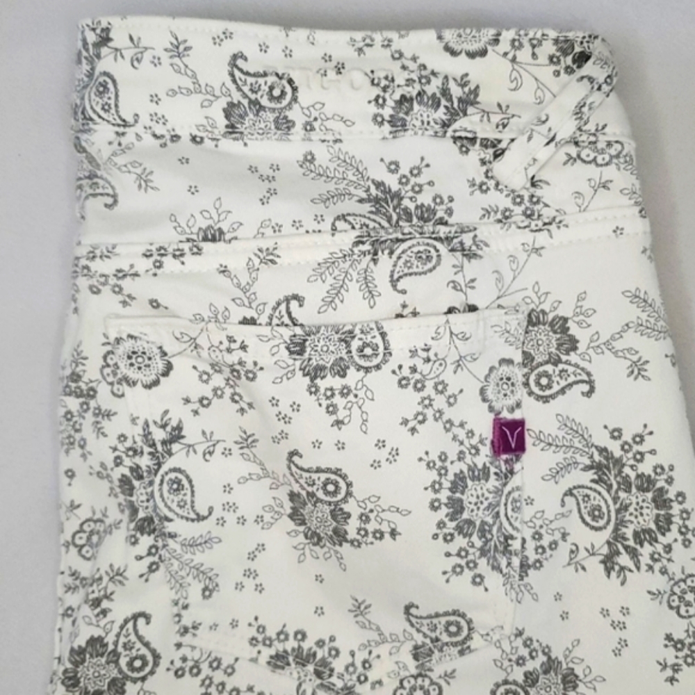 Vigoss White Paisley Jeans